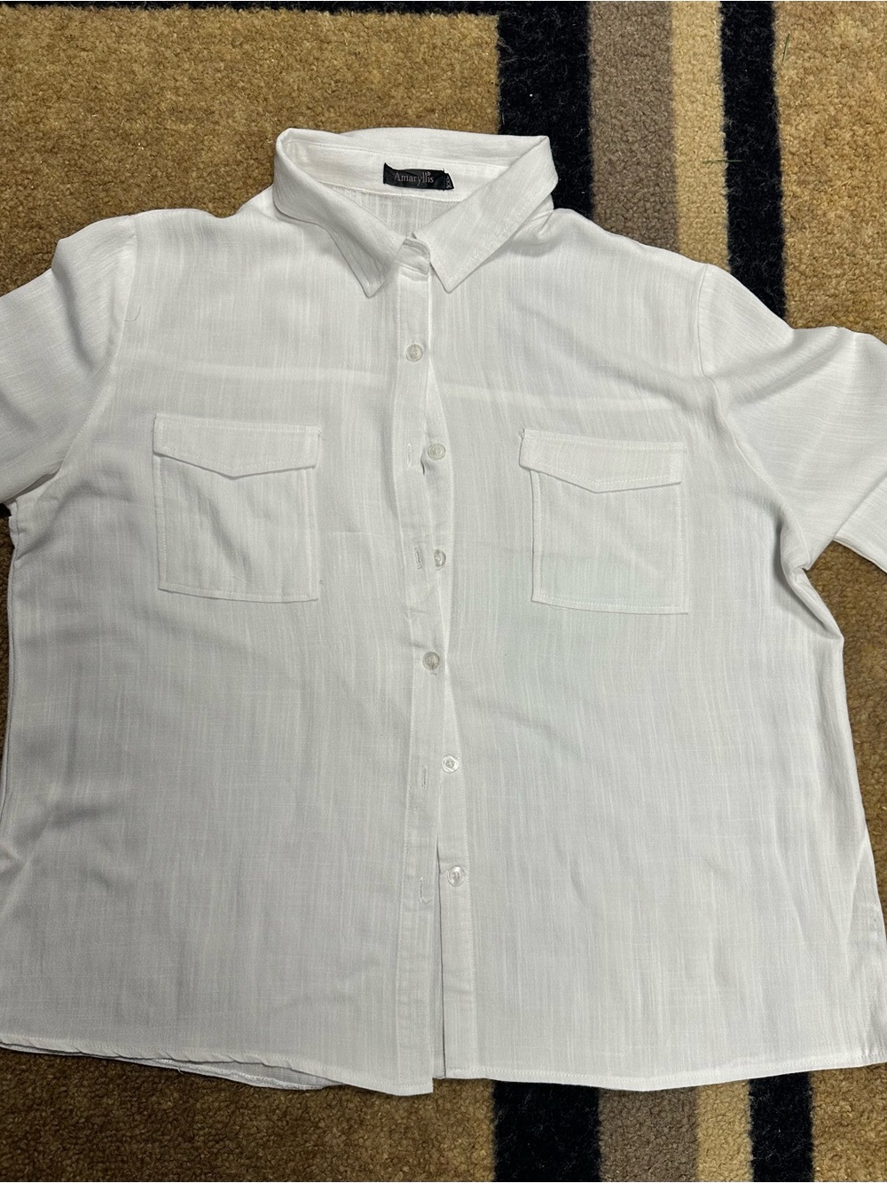 Button Down Top View 3